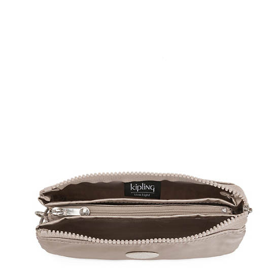 Kipling Creativity Large Metallic Kese Çanta Bej Rengi | TR 1503EB